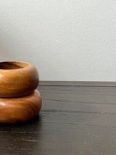 Load image into Gallery viewer, pair of wooden napkin rings
