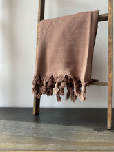 Load image into Gallery viewer, hand dyed oversized Turkish towels

