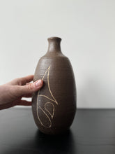 Load image into Gallery viewer, Vintage handmade vase with etched design
