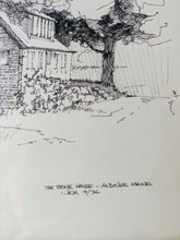 Load image into Gallery viewer, original line drawing, &quot;The Stone House&quot;
