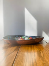 Load image into Gallery viewer, large hand-painted wooden bowl
